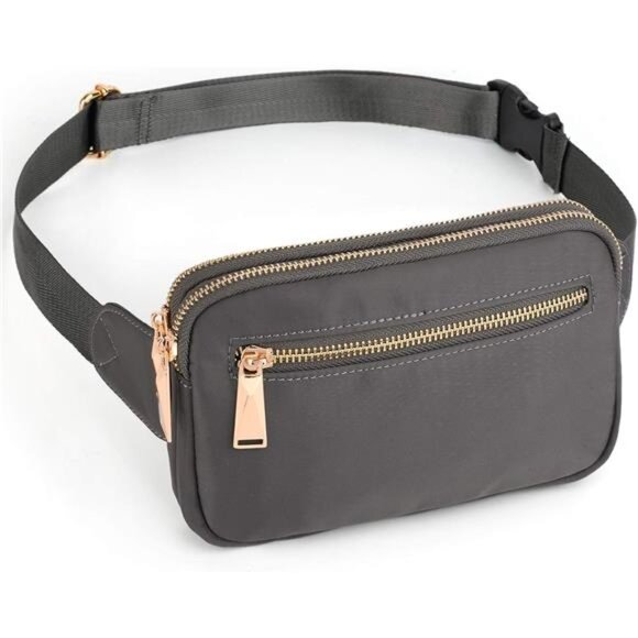 Crossbody Bag Trendy Fashion Grey - Picture 1 of 7